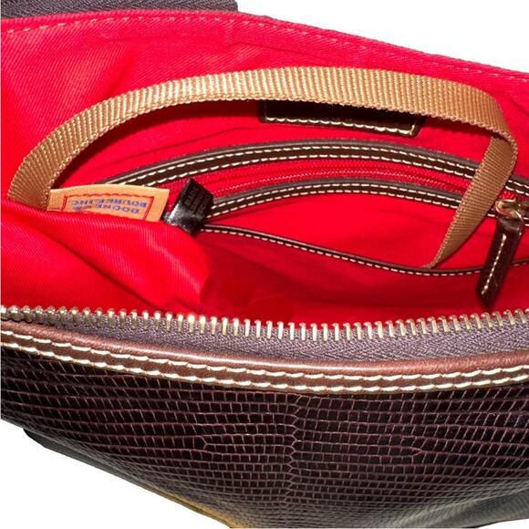 DOONEY & BOURKE Embossed Lizard Hobo Shoulder bag - Picture 8 of 11